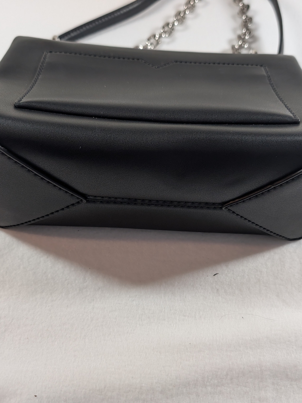 NWT‎ Michael Kors black and silver chain detail purse - Picture 10 of 10